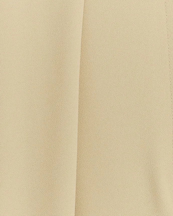 Beige high waisted wide leg trousers