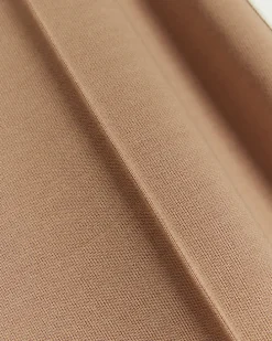 Beige side stripe wide leg joggers