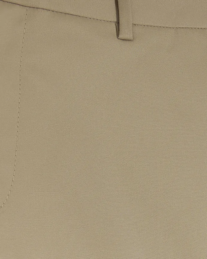 Beige slim fit chino short