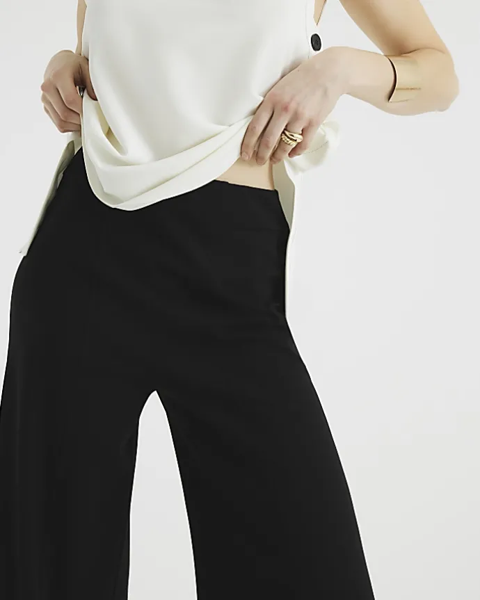 Beige zip pencil midi skirt
