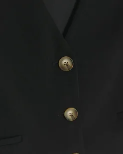 Black Cropped Waistcoat