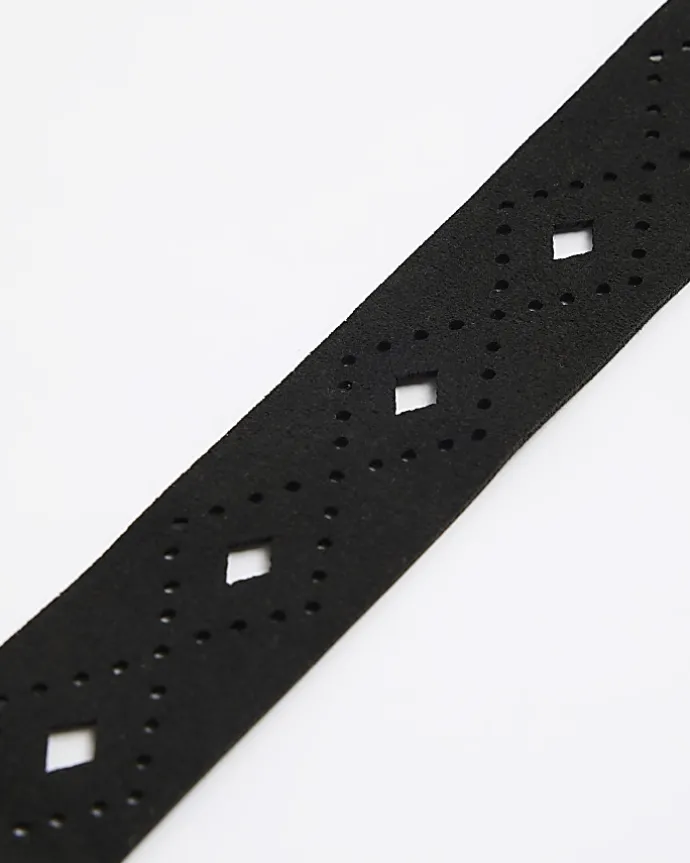 Black Cut out Choker Necklace
