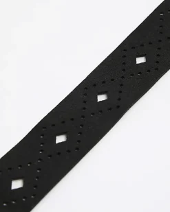 Black Cut out Choker Necklace