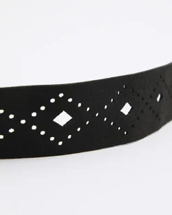 Black Cut out Choker Necklace