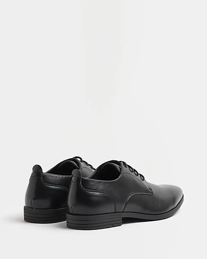 Black derby shoes