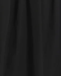 Black elasticated waist maxi skirt