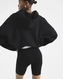 Black high waist cycling shorts