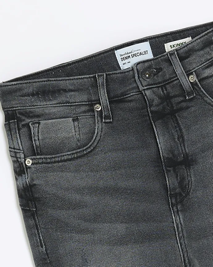 Black high waisted bum sculpt skinny jeans