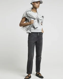 Black high waisted mom sculpt jeans