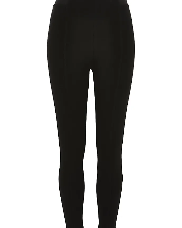 Black high waisted Ponte leggings