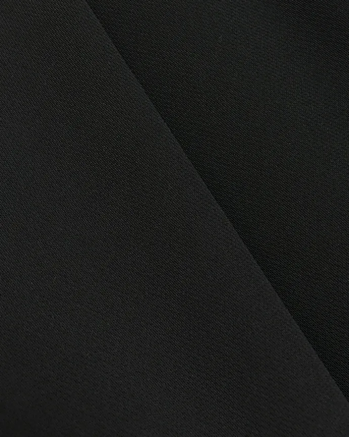 Black pleated wide leg trousers