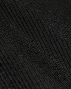 Black regular fit plisse zip bomber jacket
