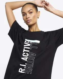 Black RI Active graphic t-shirt