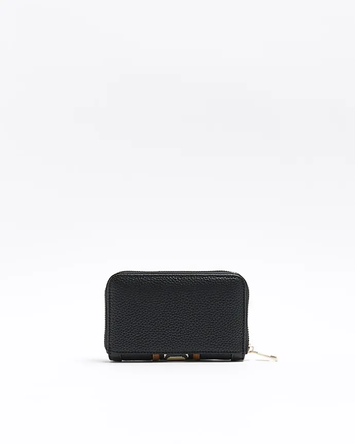 Black RI monogram purse