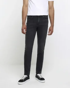 Black skinny fit jeans