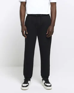 Black slim fit joggers