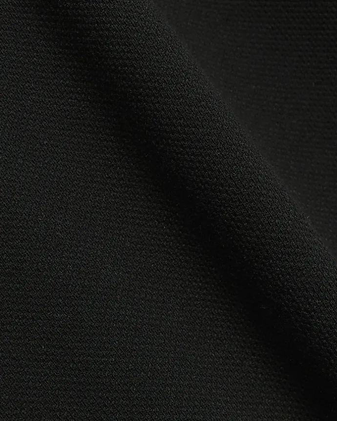 Black slim fit textured smart joggers