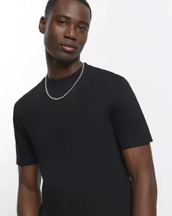 Black slim fit t-shirt