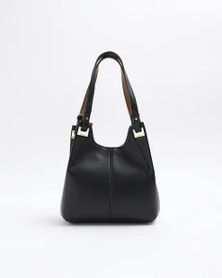 Black slouch small tote bag