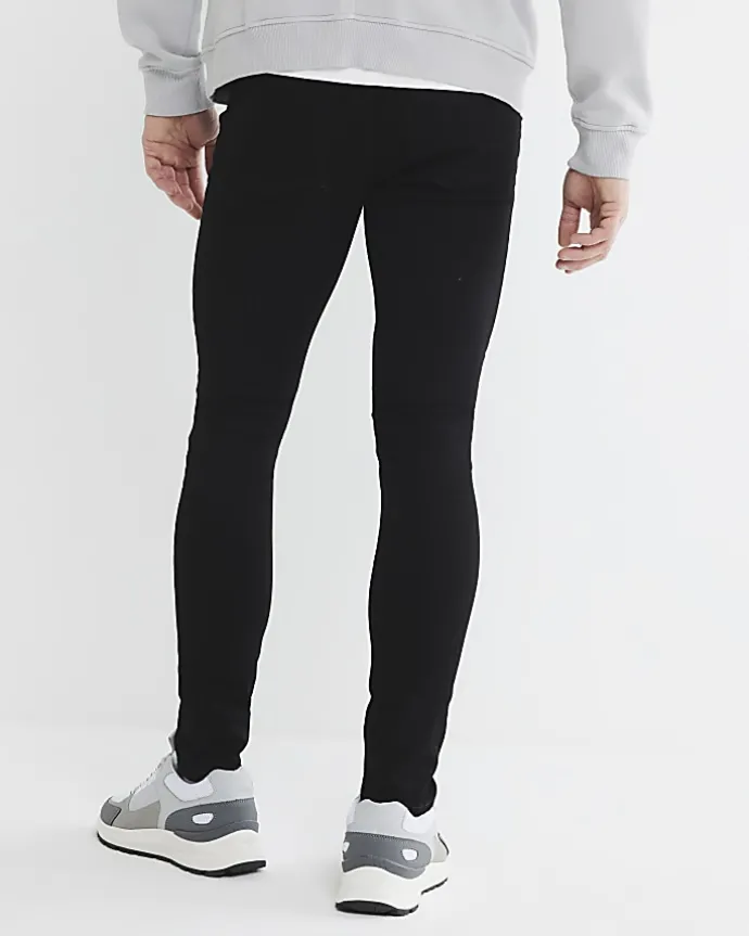 Black Spray On Skinny Jeans