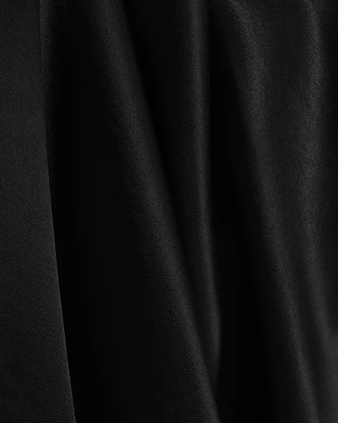 Black tie waist midi skirt