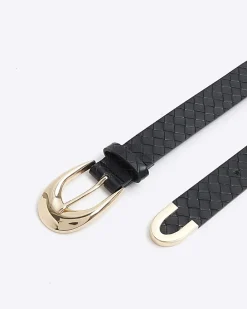 Black Weave Belt