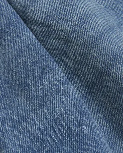Blue High Waisted Belted Barrell Jeans
