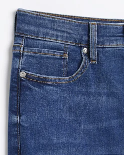 Blue high waisted tummy hold flare jeans