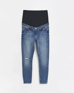 Blue Molly mid rise maternity skinny jeans