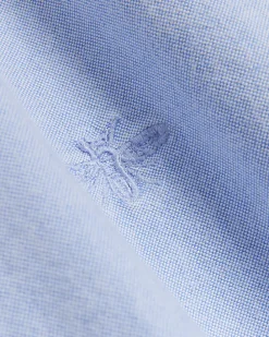Blue Muscle Fit Oxford Smart Shirt