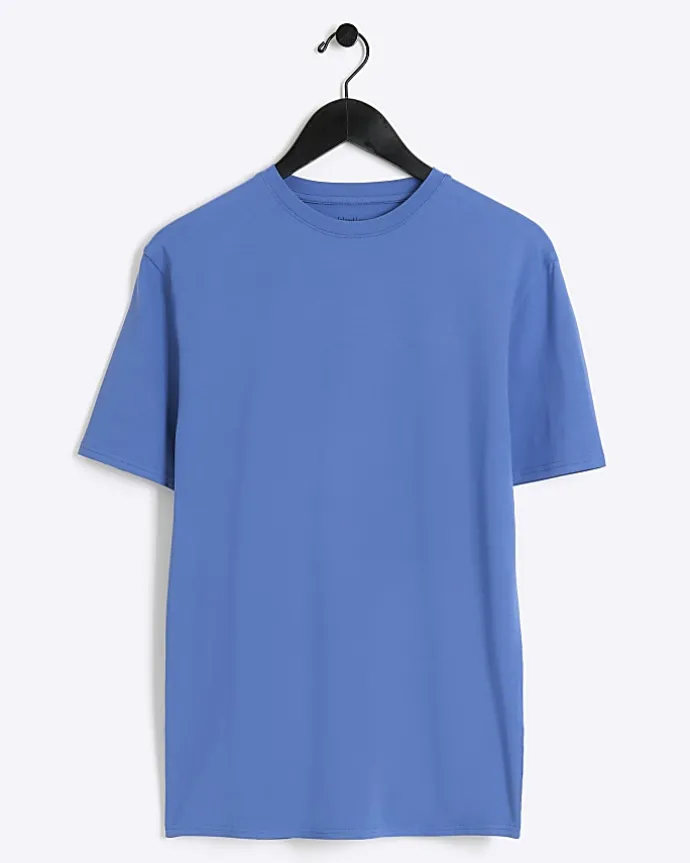 Blue Muscle Fit T-shirt