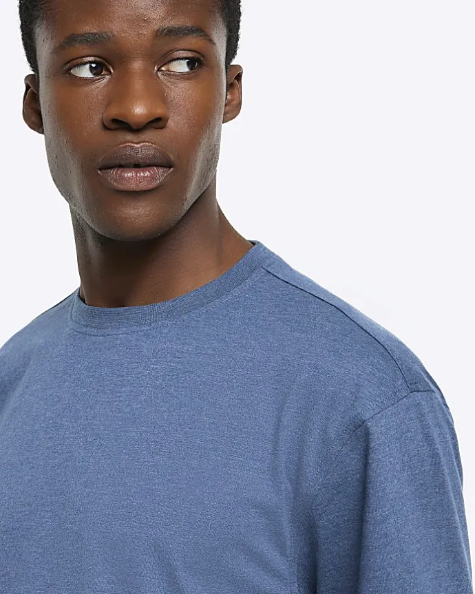 Blue regular fit t-shirt