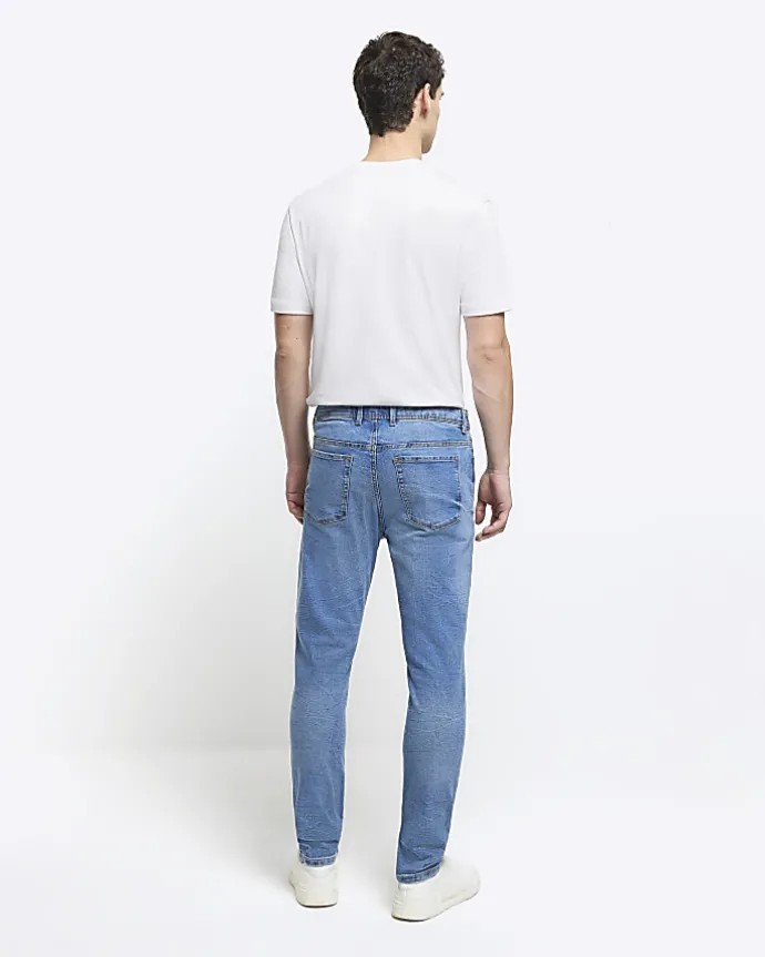 Blue skinny fit jeans