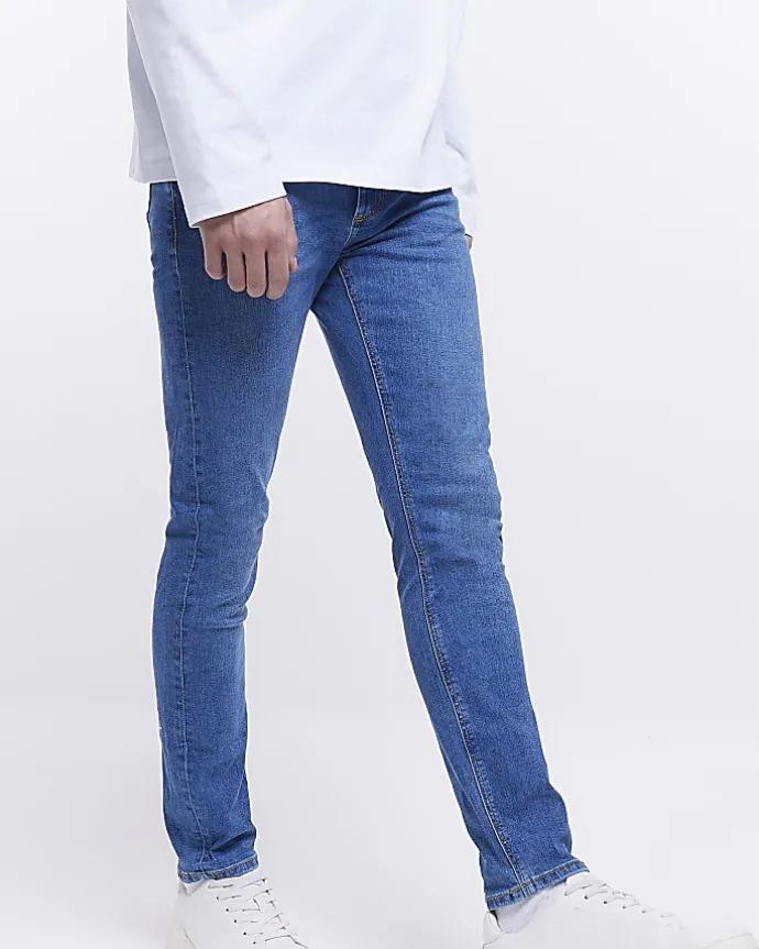 Blue skinny fit jeans