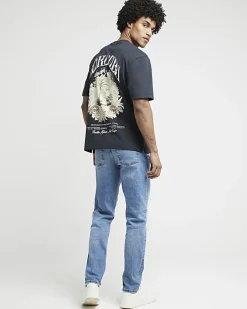 Blue slim fit jeans
