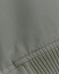 Boys khaki zip up smart bomber jacket