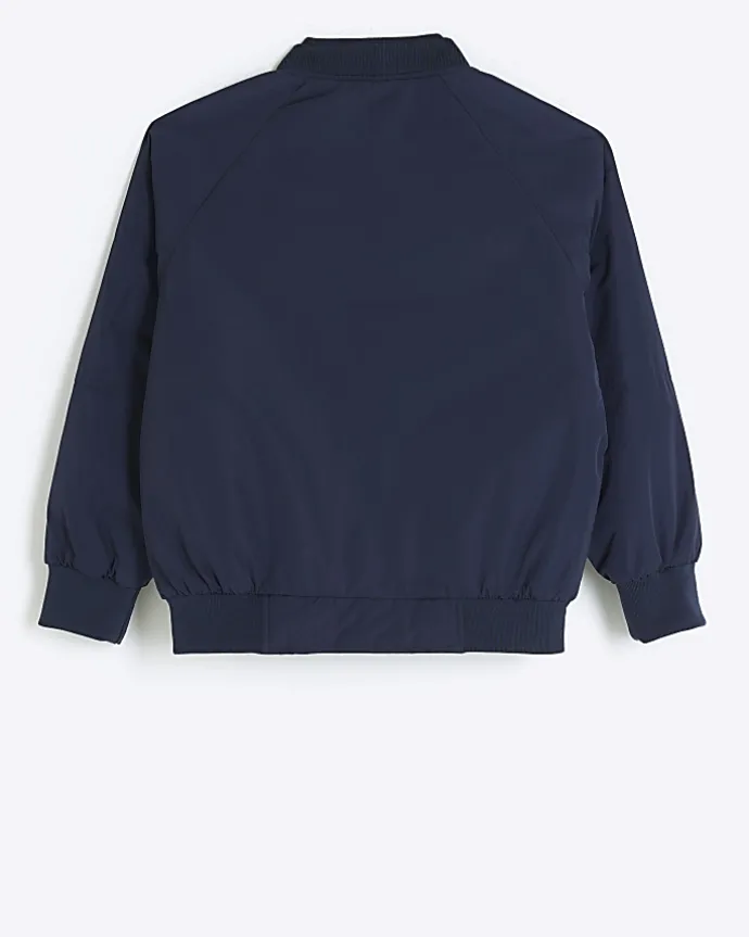 Boys navy bomber jacket