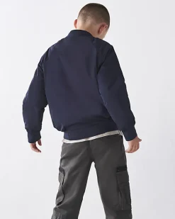 Boys navy bomber jacket