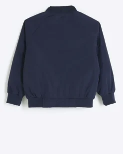 Boys navy bomber jacket