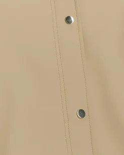Brown Hooded Rain Coat