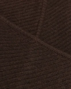 Brown long sleeve jumper midi dress