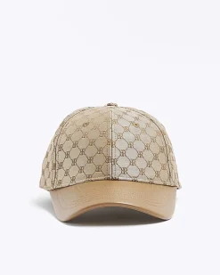 Brown RI monogram cap