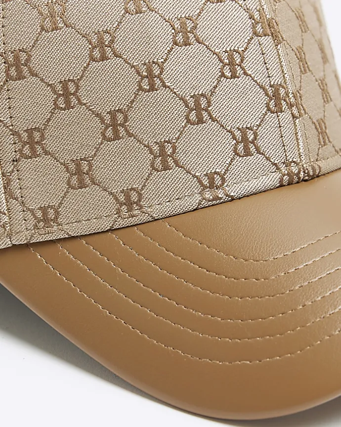 Brown RI monogram cap
