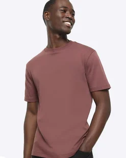Brown RI studio slim fit t-shirt