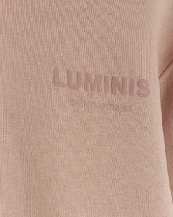 Coral regular fit graphic hoodie