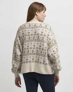 Cream maternity cami and cardigan set
