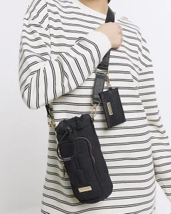 Cream stripe sweatshirt mini dress