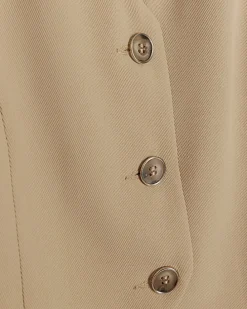 Girls beige waistcoat