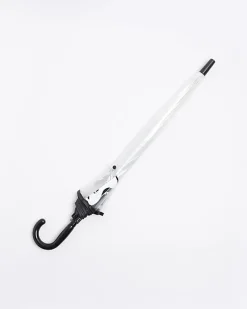 Girls black dog umbrella