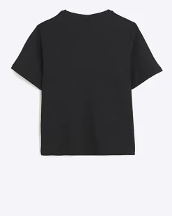 Girls Black Juicy Couture T-Shirt